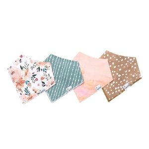 Copper Pearl Bandana Bibs (4 pack) - NWT